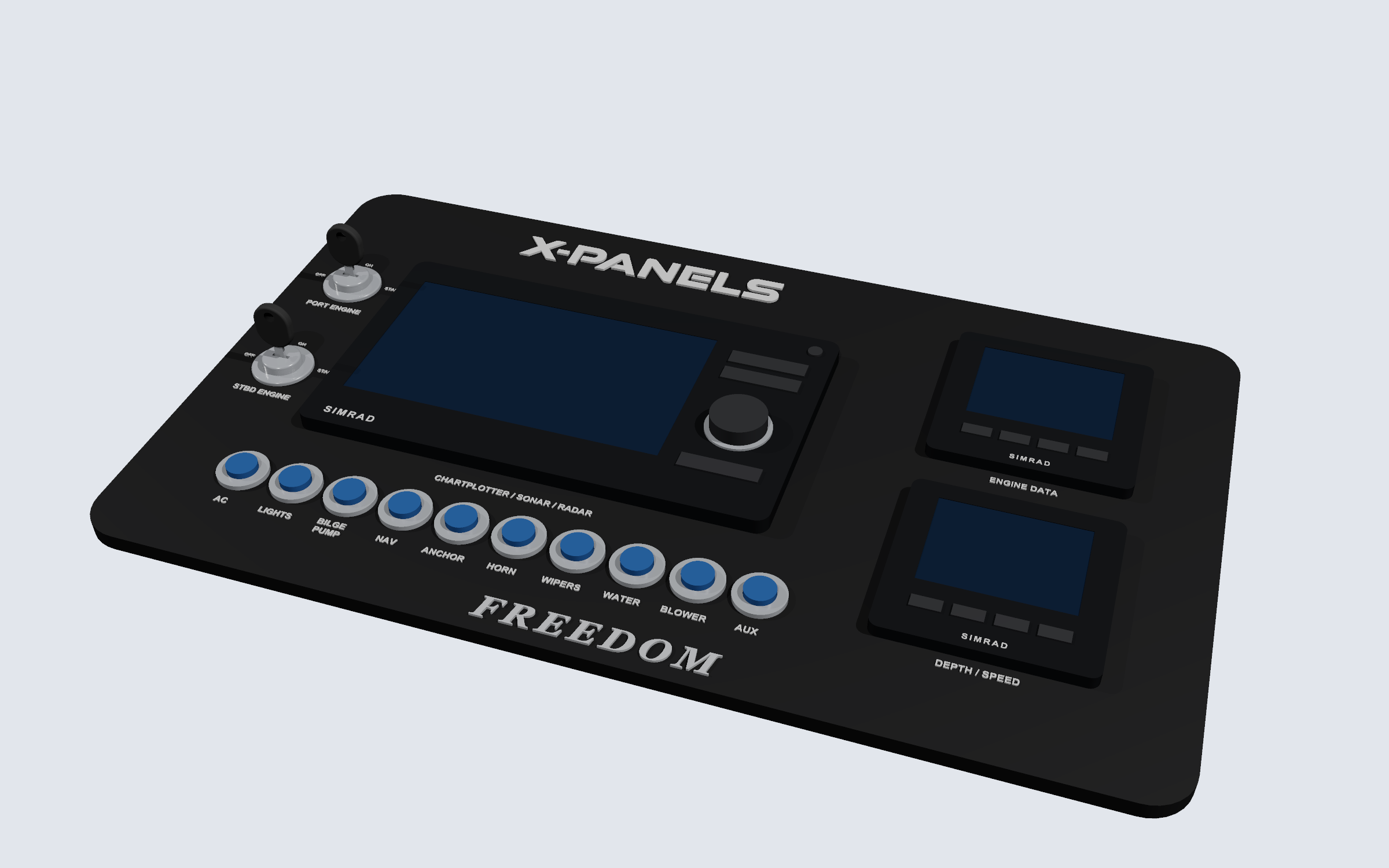 Custom Marine Control Panel